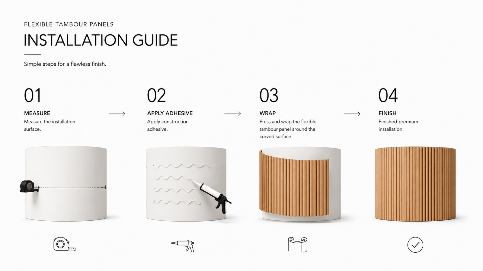 Tambour Panel Installation Guide