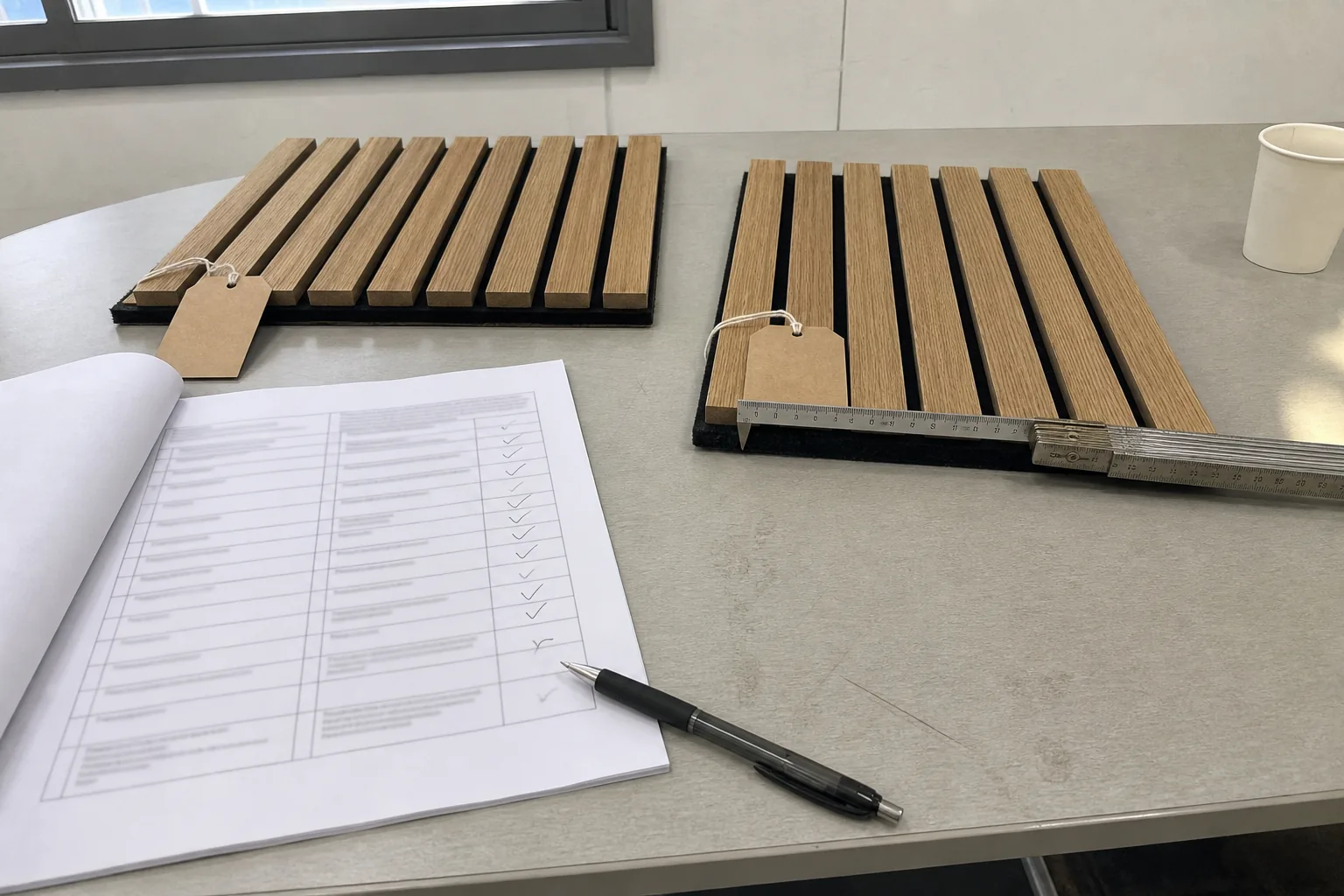 acoustic panels outdoors supplier evaluation and specification checklist